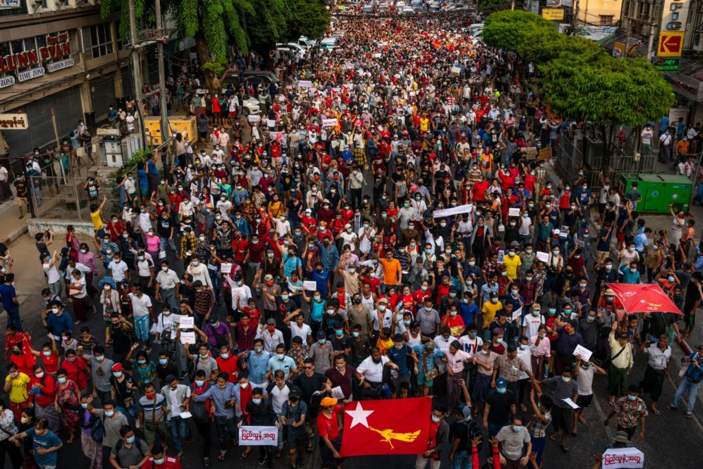 proteste in myanmar